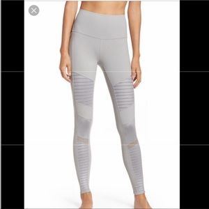 Alo high waist Moro leggings, grey